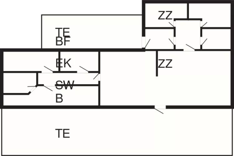 Cozy Dog-Friendly Cottage near Coast-By Traum-Floor plan
