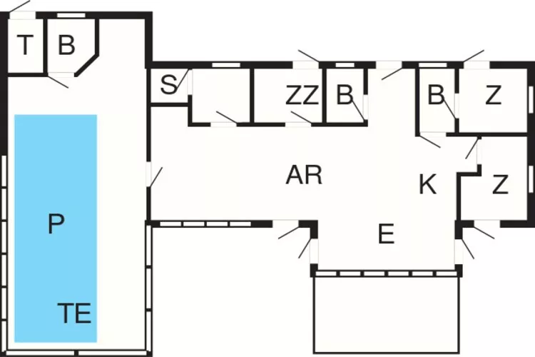 15 person holiday home in Højslev-Floor plan