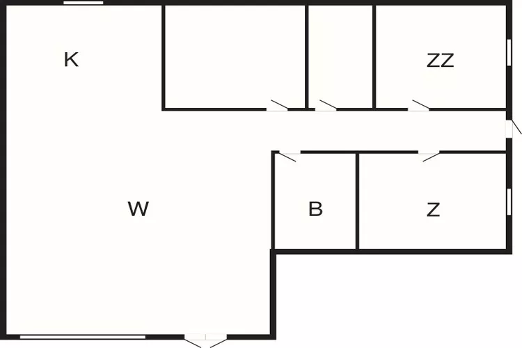 Tranquil Thatched Cottage on Romo-By Traum-Floor plan