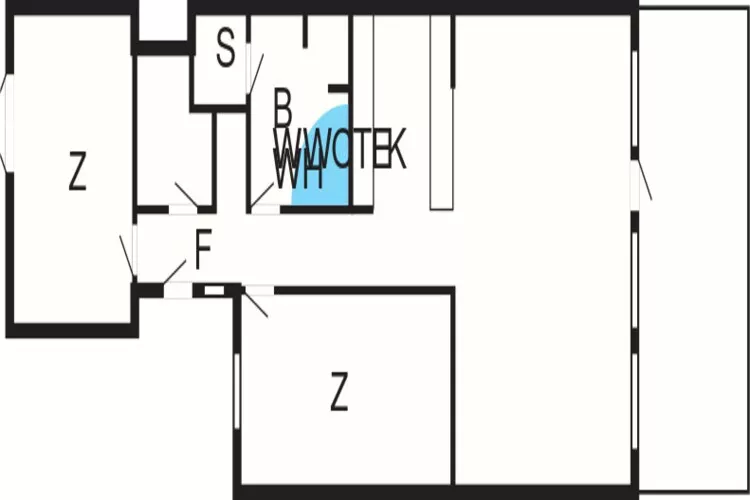 4 person holiday home in Ebeltoft-Floor plan