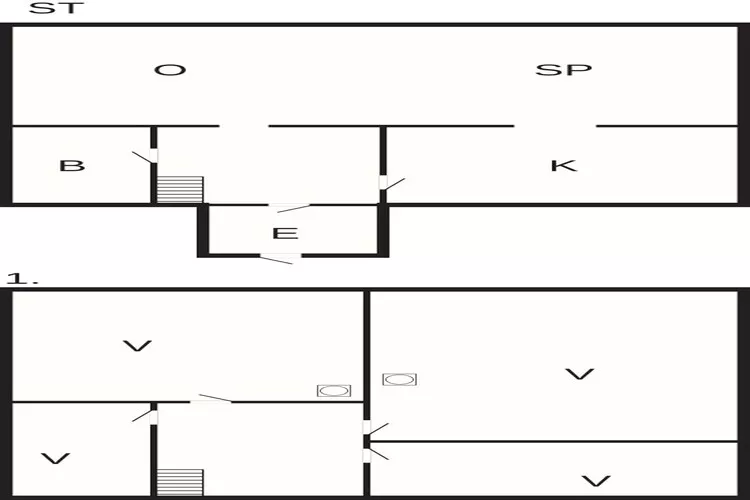 6 person holiday home in øystese-Floor plan