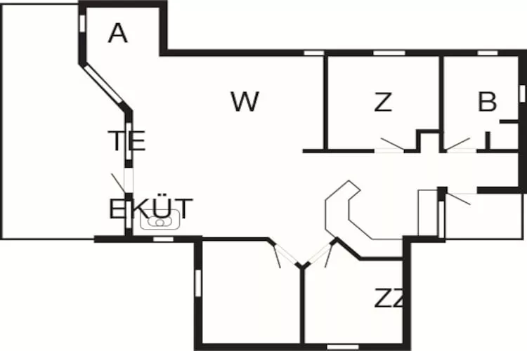 Cozy Retreat in Rorvig Haven-By Traum-Floor plan