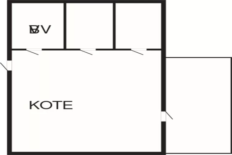 Maison de vacances pour 4 a SMEDSTORP-Plan