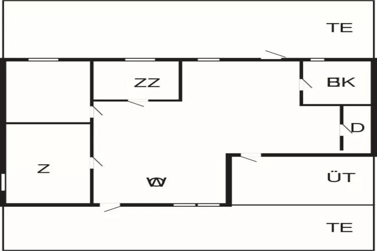 8 person holiday home in Frederiksværk-Floor plan