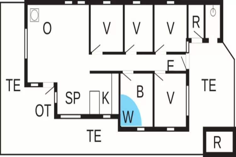 Maison de vacances pour 8 a Ringkøbing-Plan