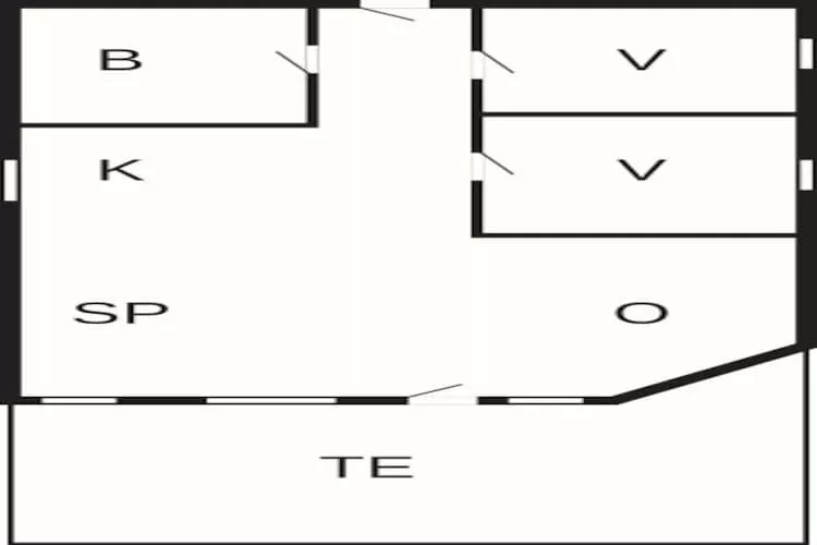 5 person holiday home in Otterup-Floor plan