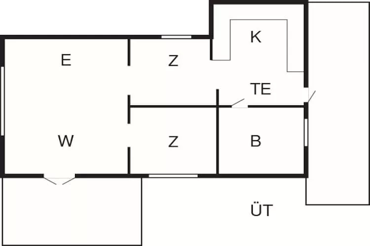 4 person holiday home in Assens-Floor plan