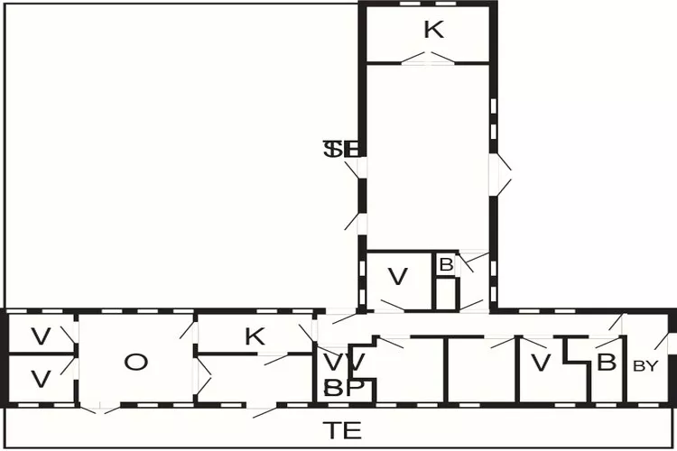 12 person holiday home in Læsø-Floor plan