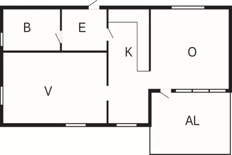 4 person holiday home in VESSIGEBRO-Floor plan