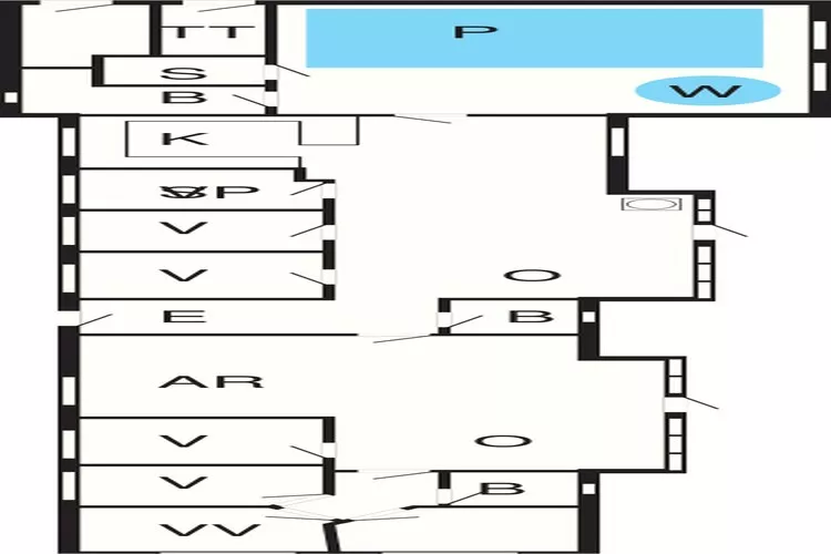 18 person holiday home in Ringkøbing-Floor plan
