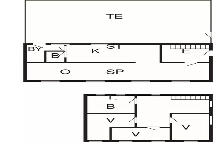 Modern Beach Retreat in Lokken-By Traum-Floor plan
