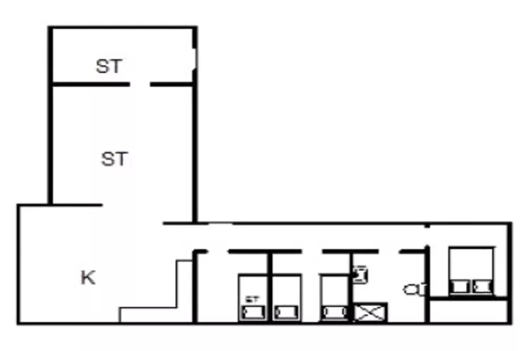 Secluded Beach Cottage on Fano-By Traum-Floor plan