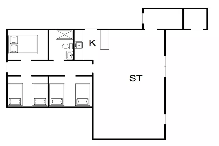 Charming Cottage in Rindby-By Traum-Floor plan