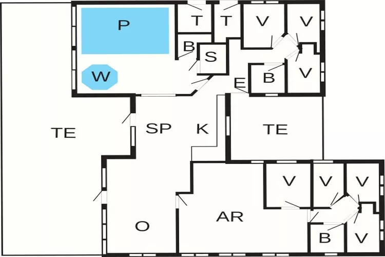 Maison de vacances pour 18 a Ringkøbing-Plan
