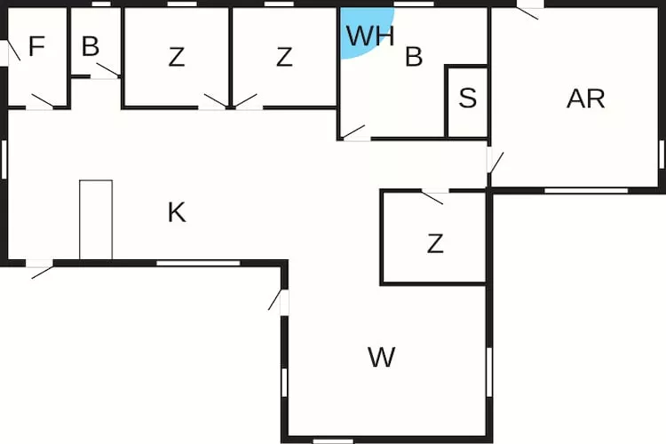 10 Personen Ferienhaus in Juelsminde-Grundriss