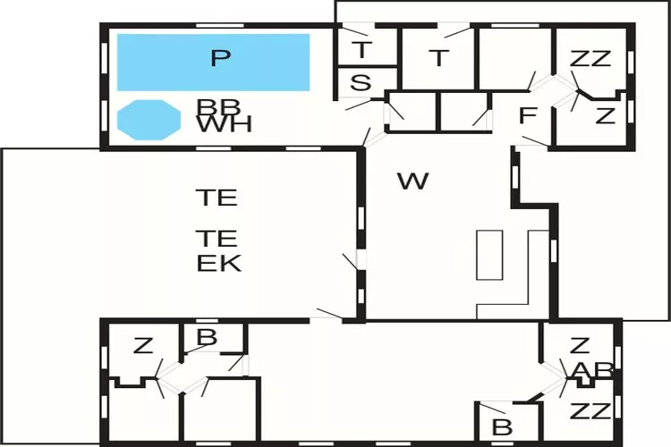 Maison de vacances pour 22 a Idestrup-Plan