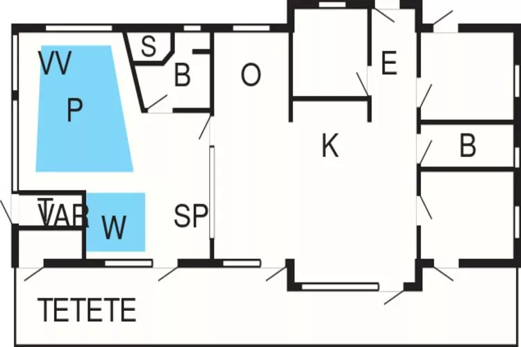 Maison de vacances pour 8 a Jerup-Plan