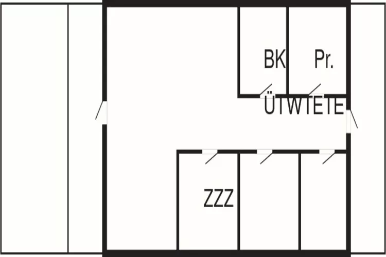 6 person holiday home in Toftlund-Floor plan