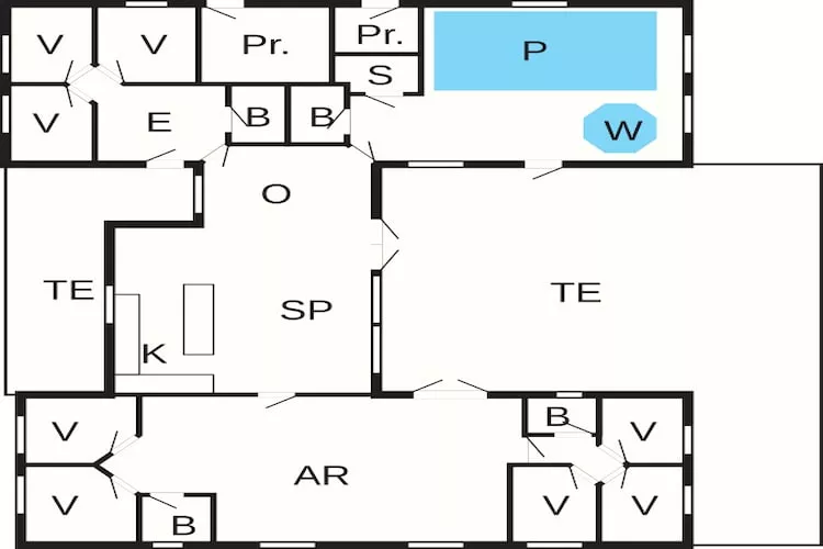20 Personen Ferienhaus in Hasselberg-Grundriss