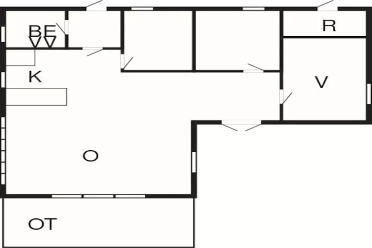 6 person holiday home in Vinderup-Floor plan