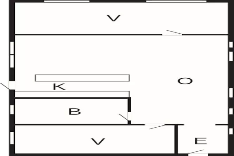 5 person holiday home in Hurup Thy-Floor plan