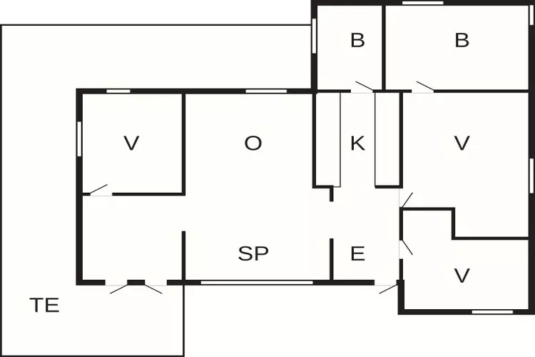 5 person holiday home in TRELLEBORG-Floor plan