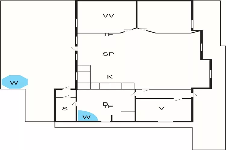 7 person holiday home in Grenaa-Floor plan