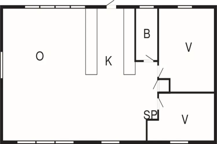 5 person holiday home in Fanø-Floor plan