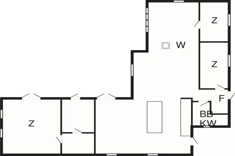 Maison de vacances pour 6 a Gilleleje-Plan