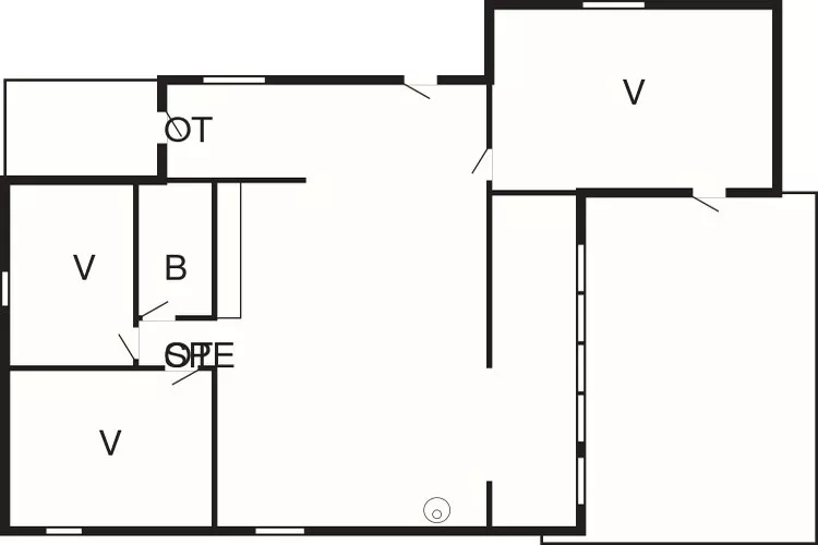 6 person holiday home in Væggerløse-Floor plan