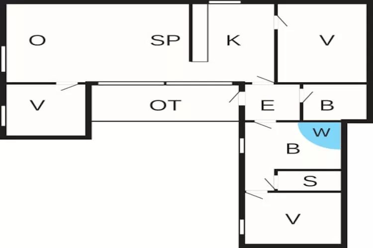 6 person holiday home in Dannemare-Floor plan