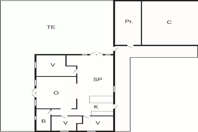 8 person holiday home in Børkop-Floor plan