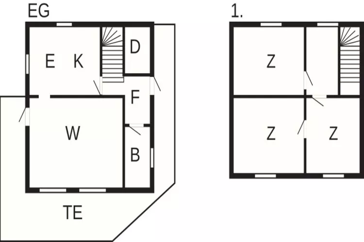 6 person holiday home in Olderdalen-Floor plan
