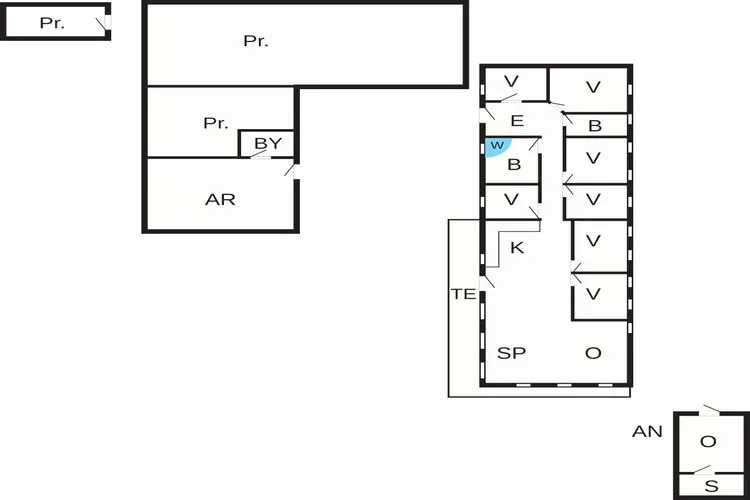 Maison de vacances pour 16 a Nykøbing M-Plan d'étage