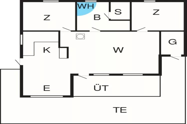 Maison de vacances pour 6 a Ringkøbing-Plan