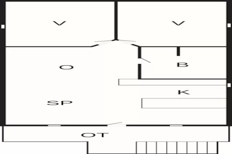 4 person holiday home in Børkop-Floor plan