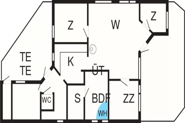 8 Personen Ferienhaus in Sydals-Grundriss