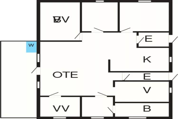 10 Personen Ferienhaus in Skagen-Grundriss