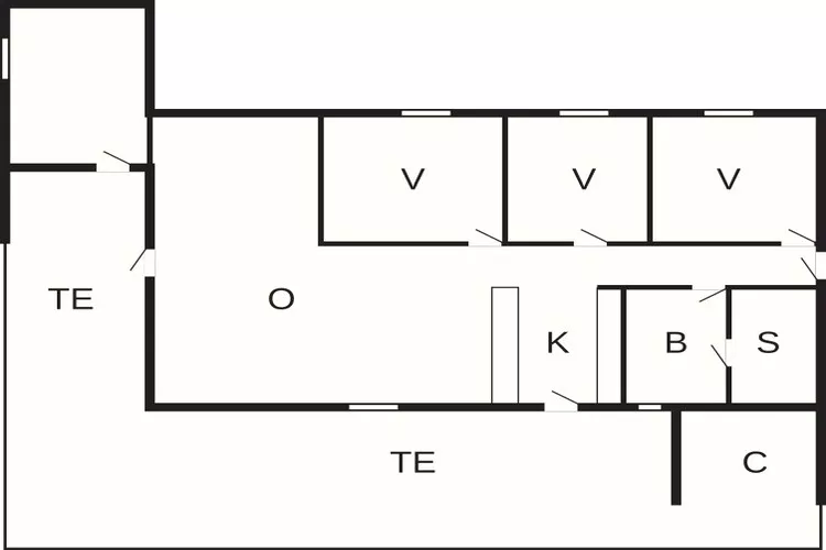 8 person holiday home in Harboøre-Floor plan