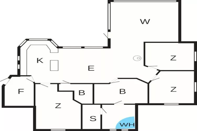 8 Personen Ferienhaus in Otterup-Grundriss