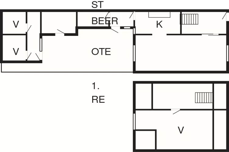 5 person holiday home in Løkken-Floor plan