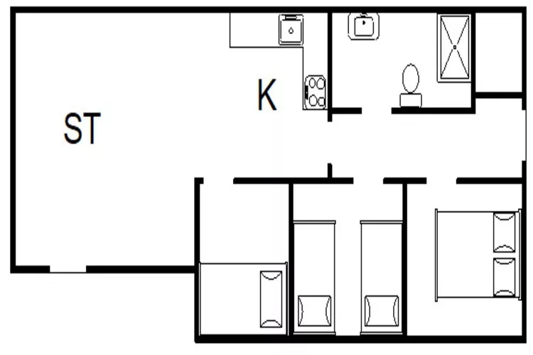 Seaside Gem in Sondervig-By Traum-Floor plan