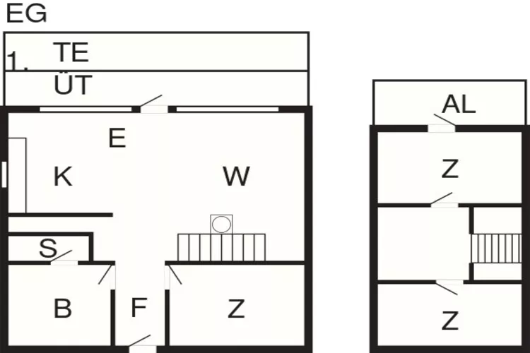 Ruhiger Ruckzugsort in Sondervig-By Traum-Grundriss