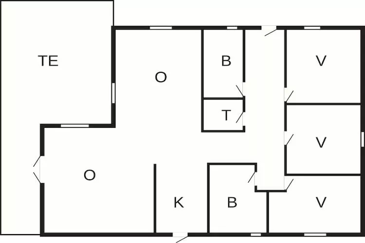 8 person holiday home in Silkeborg-Floor plan
