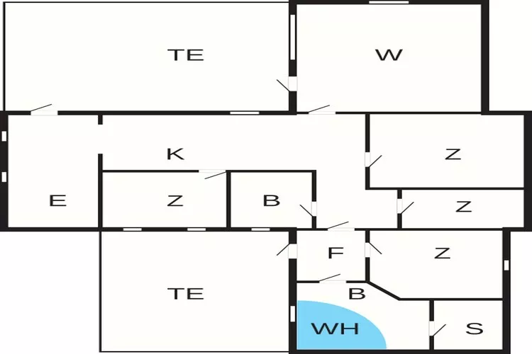 6 person holiday home in Fjerritslev-Floor plan