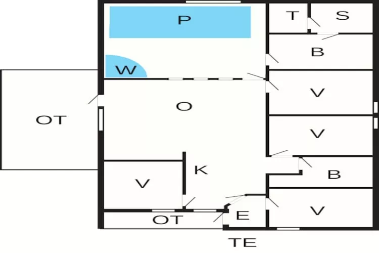 10 person holiday home in Juelsminde-Floor plan