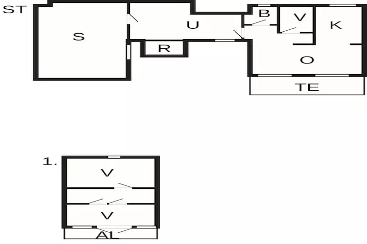 5 Personen Ferienhaus in Væggerløse-Grundriss