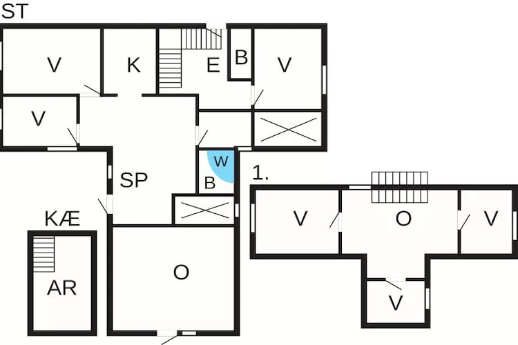 14 Personen Ferienhaus in Ulfborg-Grundriss