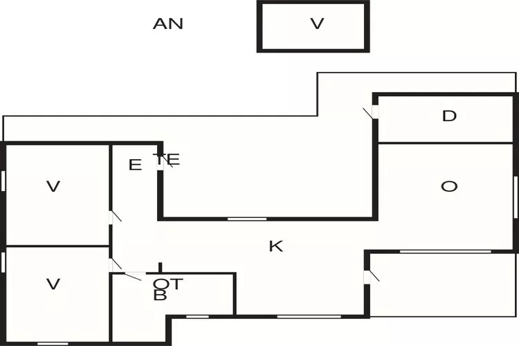 Maison de vacances pour 7 a DRÄKNE-HOGBY-Plan d'étage