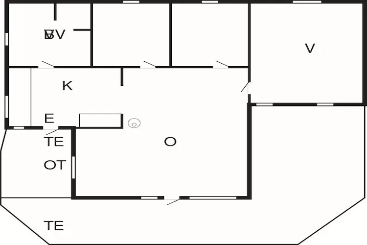 6 person holiday home in Juelsminde-Floor plan